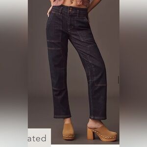 Pilcro Women's mid Rise Indigo Jeans